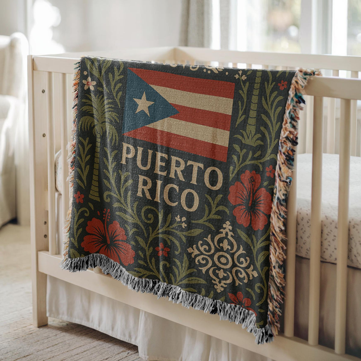 Puerto Rico Woven Blanket
