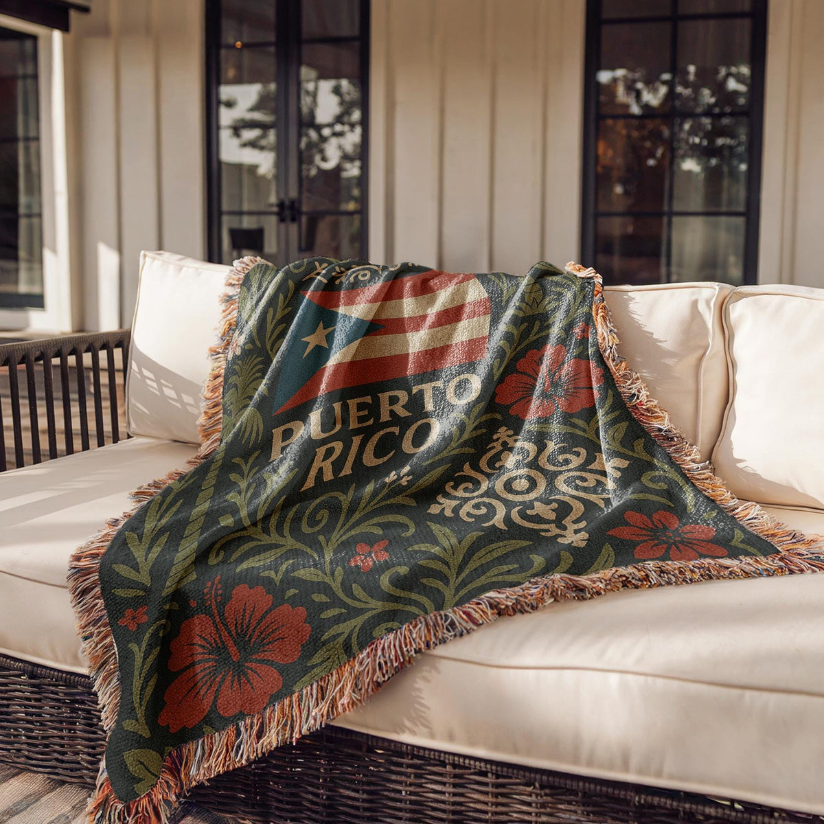 Puerto Rico Woven Blanket