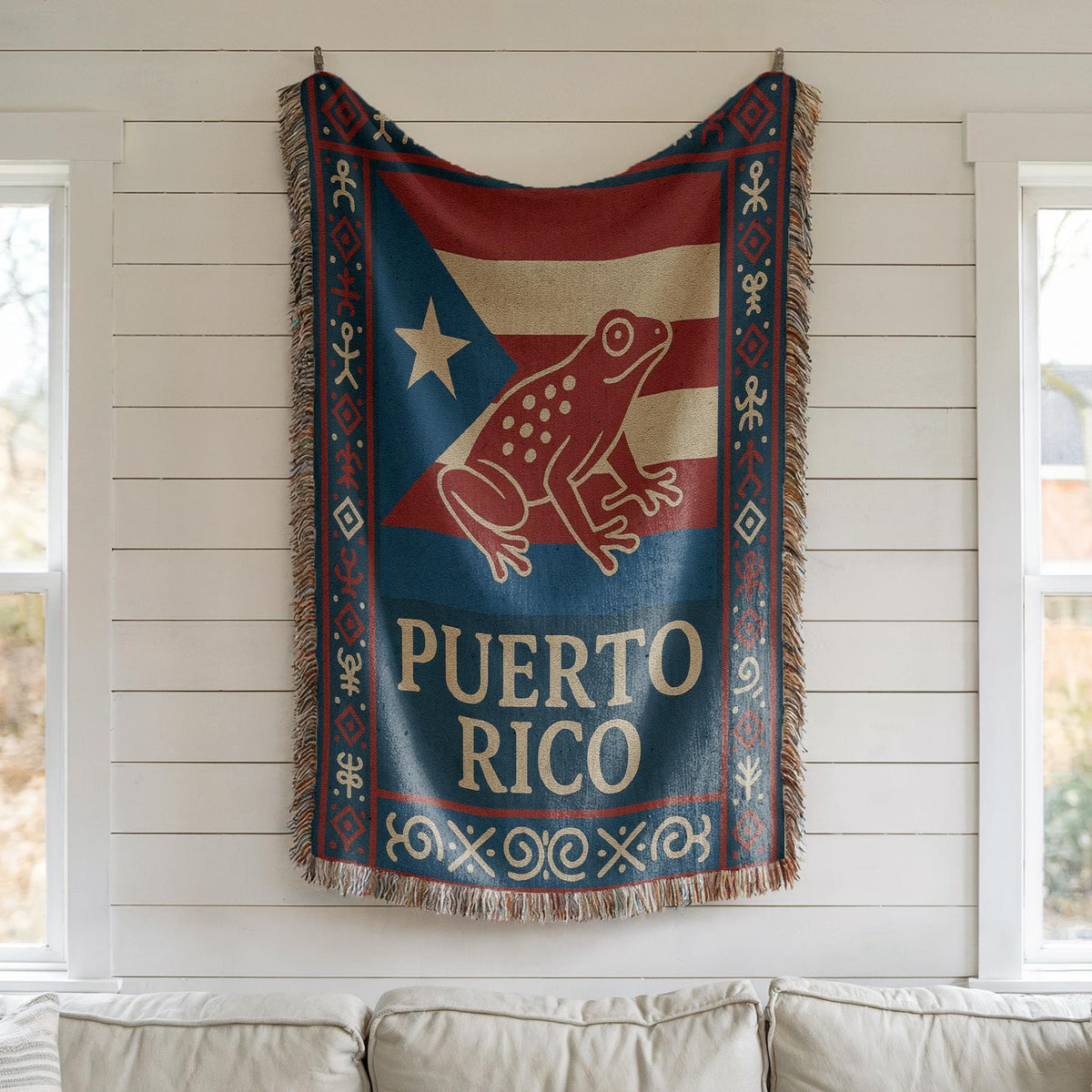 Puerto Rico Woven Blanket