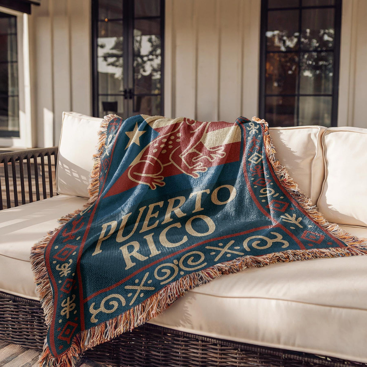 Puerto Rico Woven Blanket