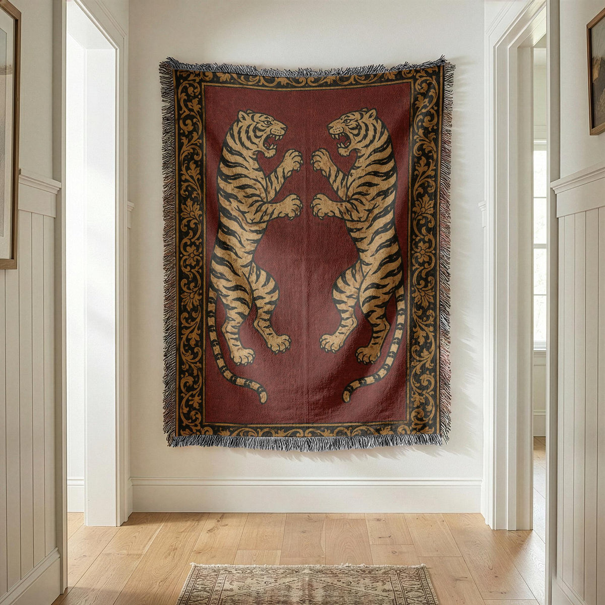 Tiger Woven Blanket