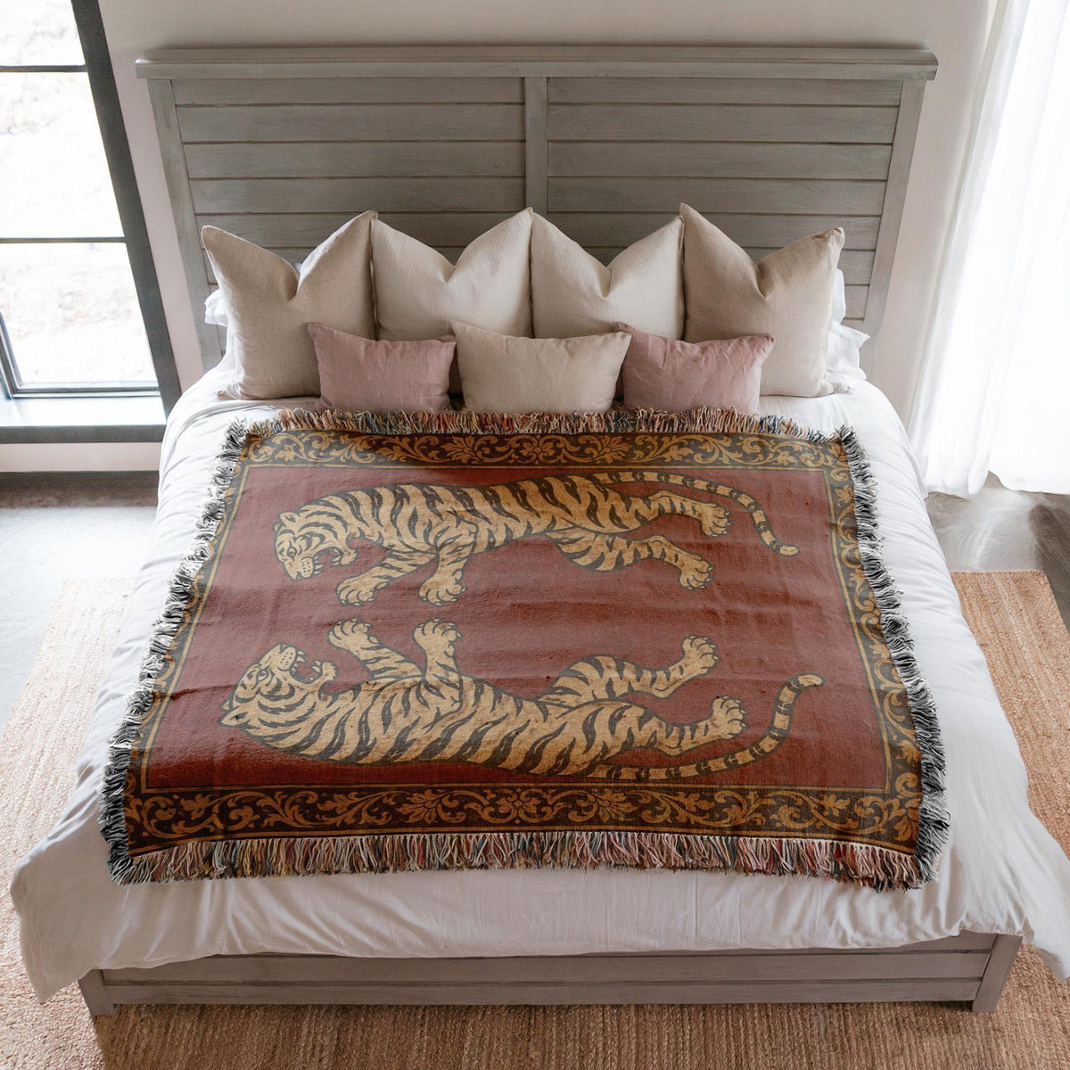 Tiger Woven Blanket