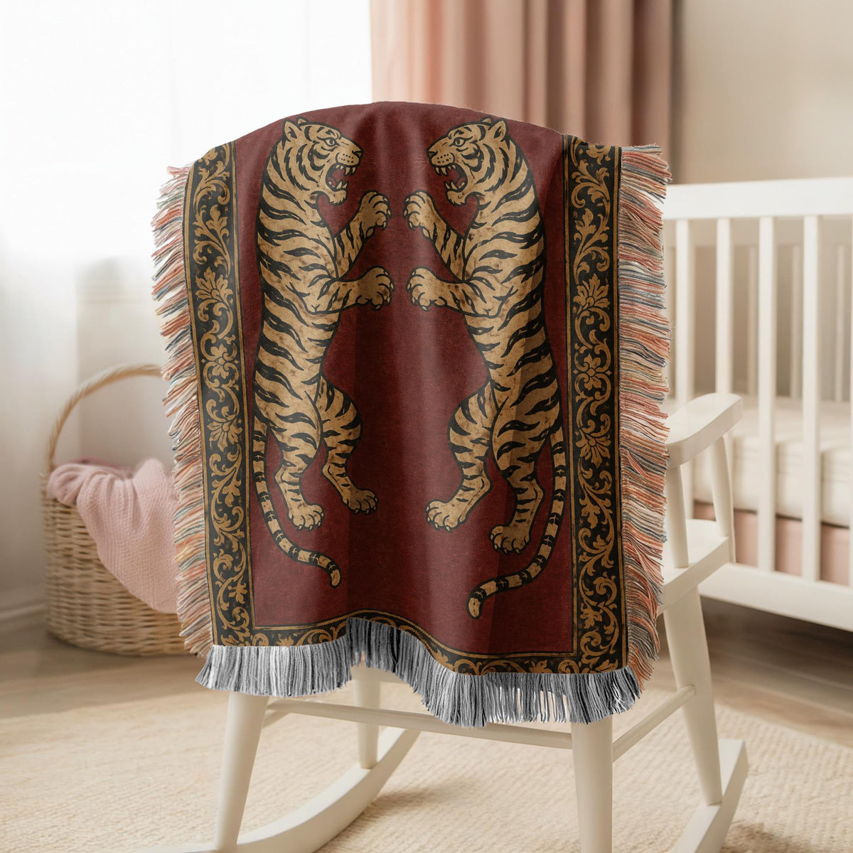 Tiger Woven Blanket
