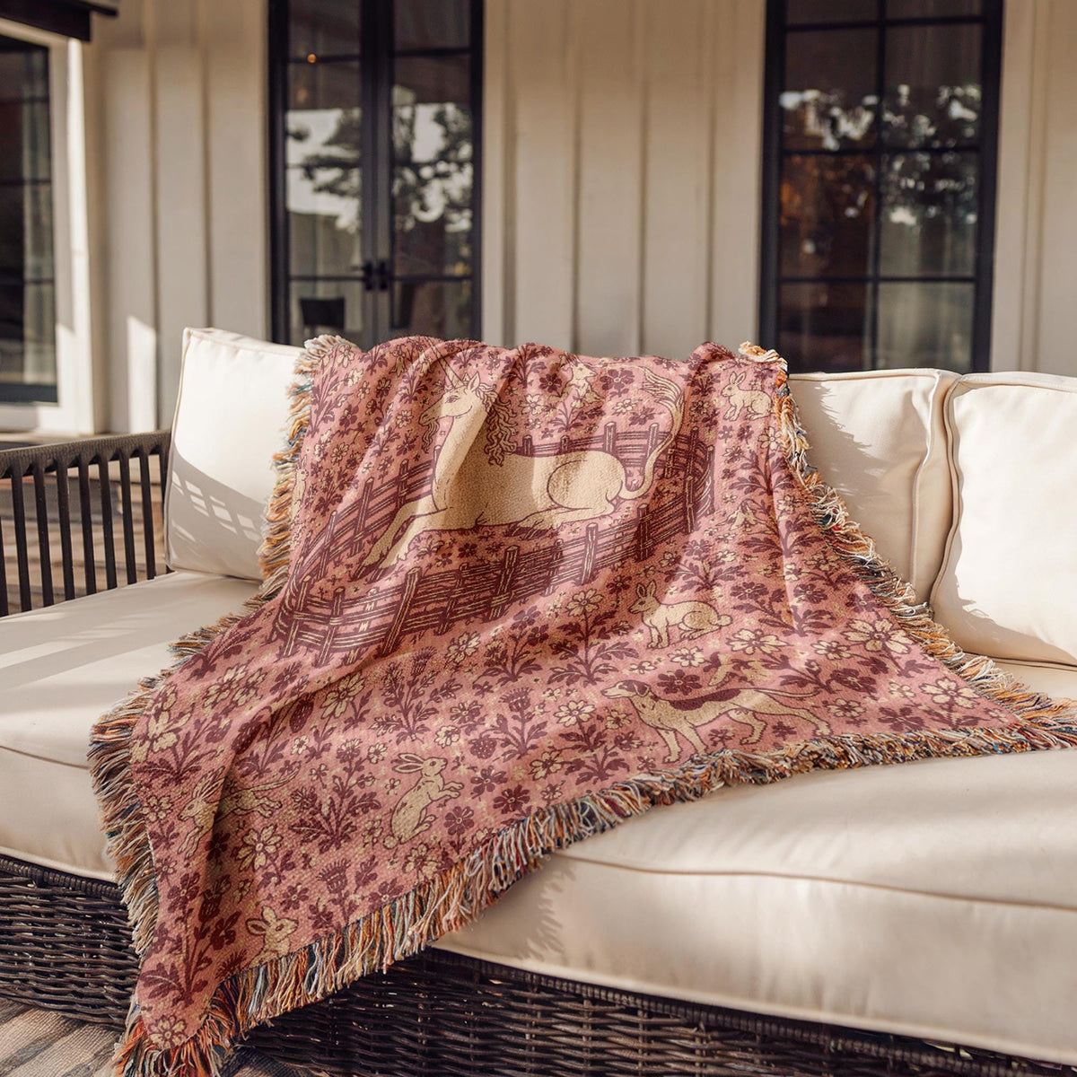 Unicorn Woven Blanket