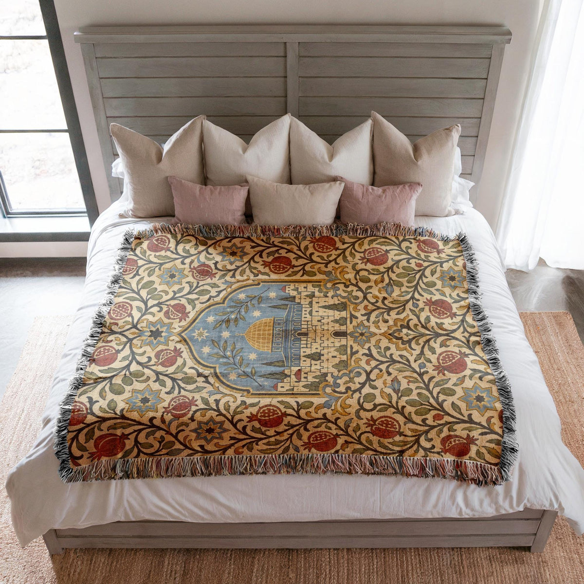 Dome of the Rock Woven Blanket