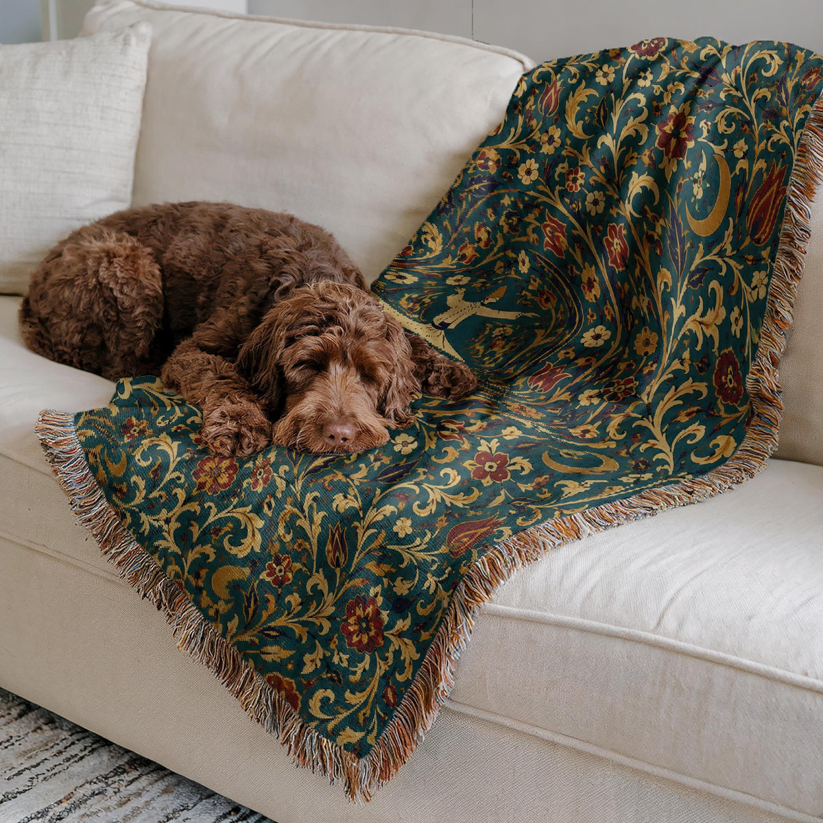 Whirling Dervish Woven Blanket