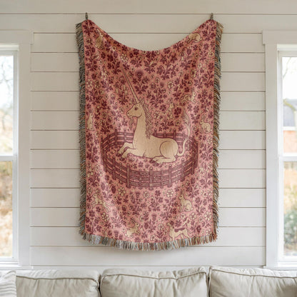 Unicorn Woven Blanket