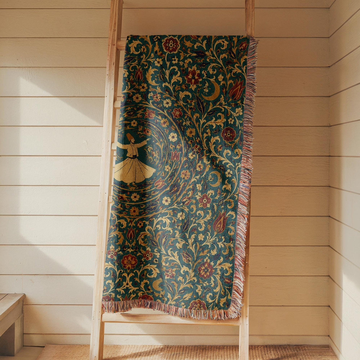 Whirling Dervish Woven Blanket