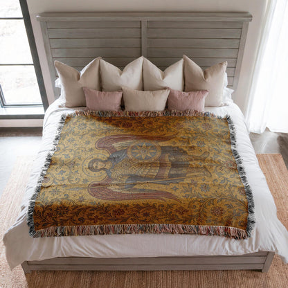 Archangel Michael Woven Blanket