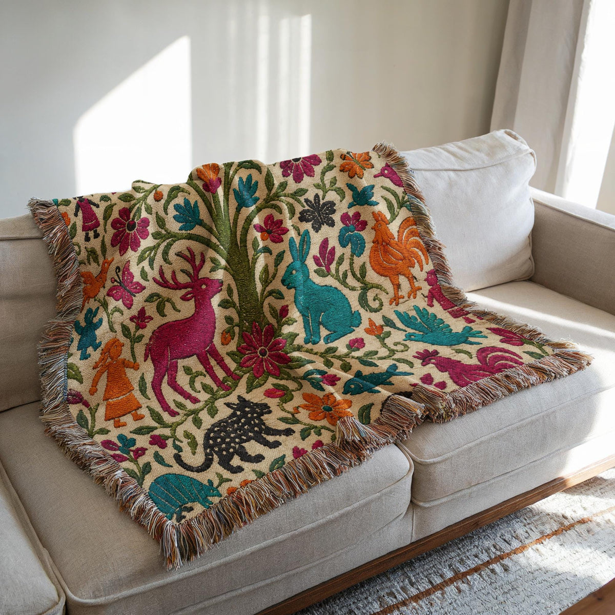 Otomi Woven Blanket