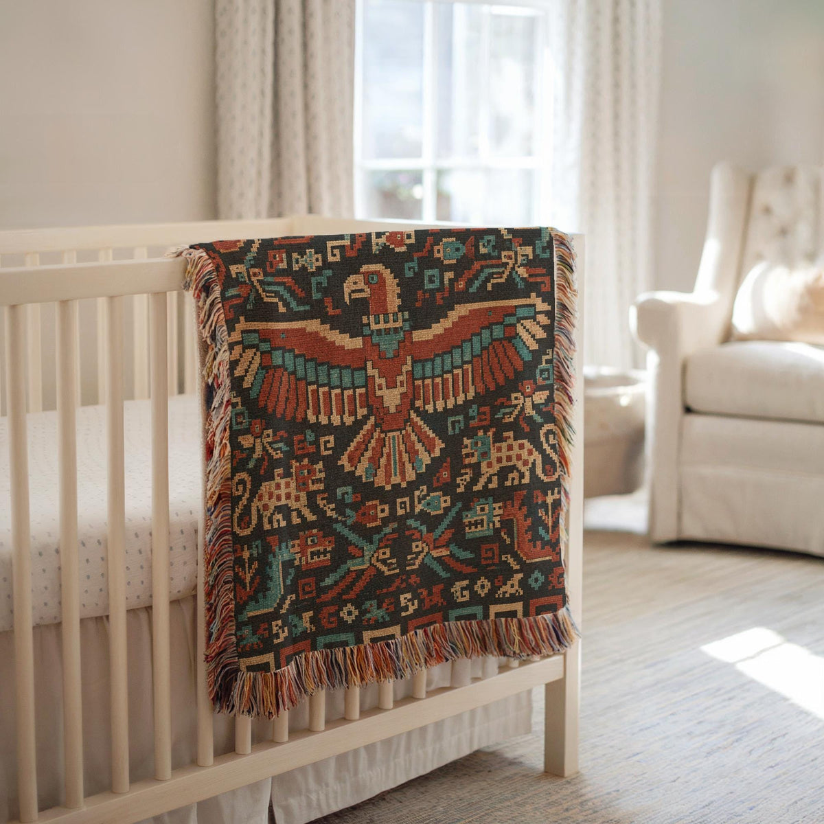 Andean Condor Woven Blanket