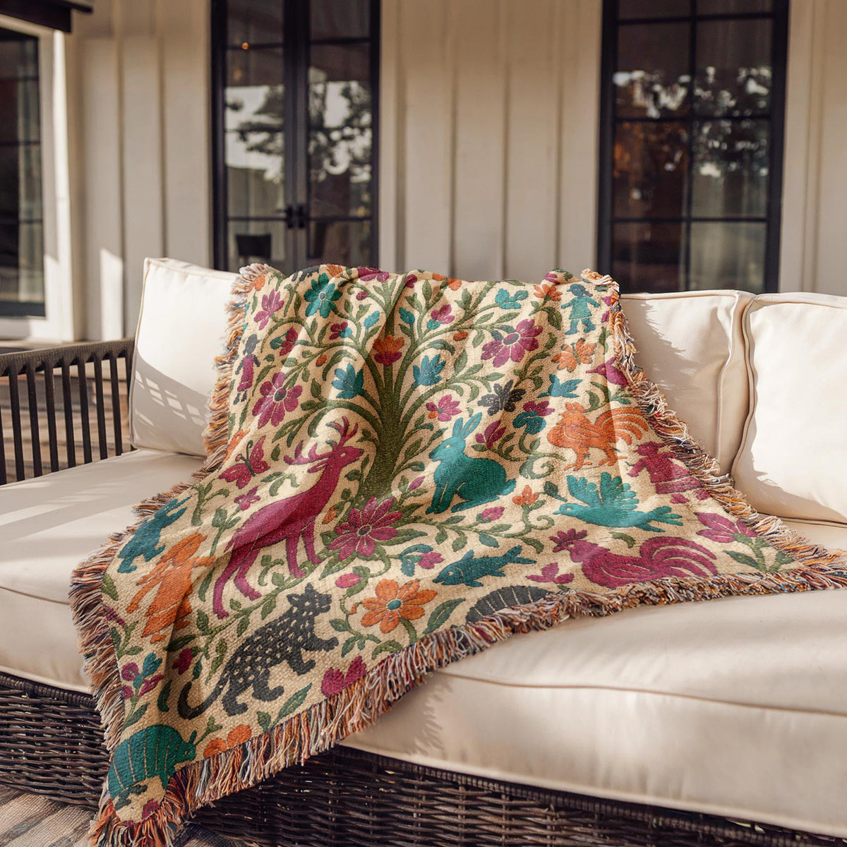 Otomi Woven Blanket