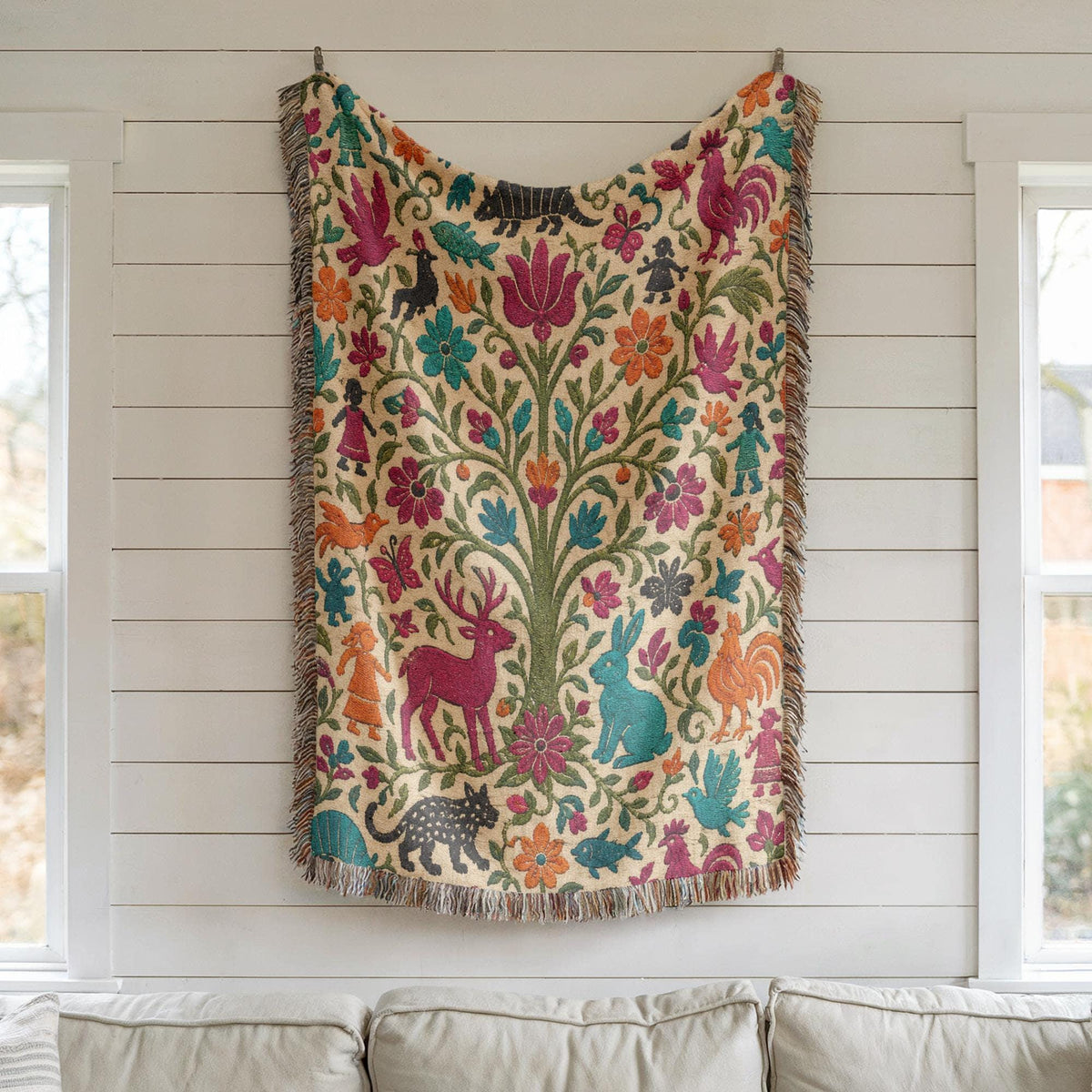 Otomi Woven Blanket