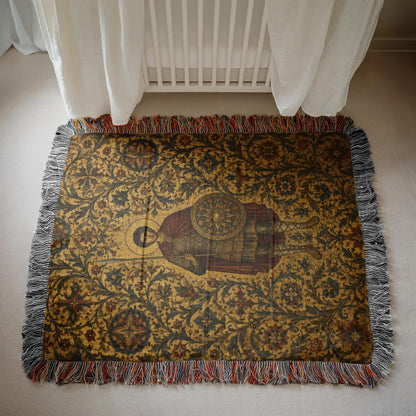 Warrior Saint Woven Blanket
