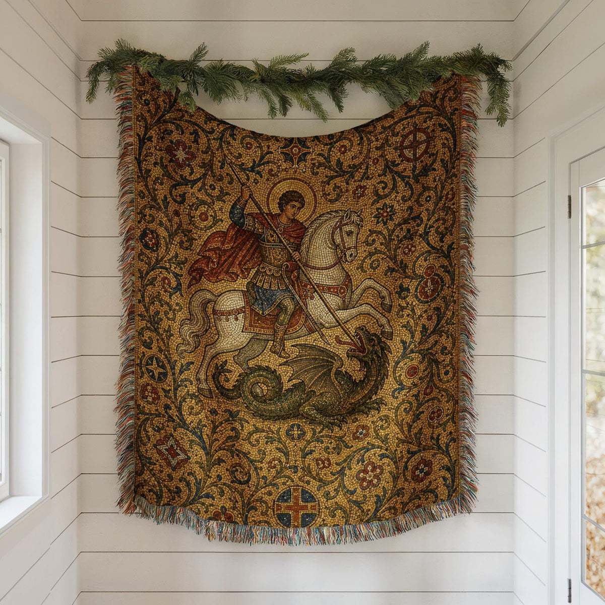 Saint George Woven Blanket