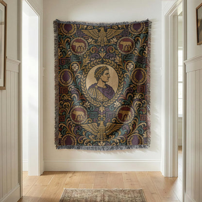 Julius Caesar Woven Blanket