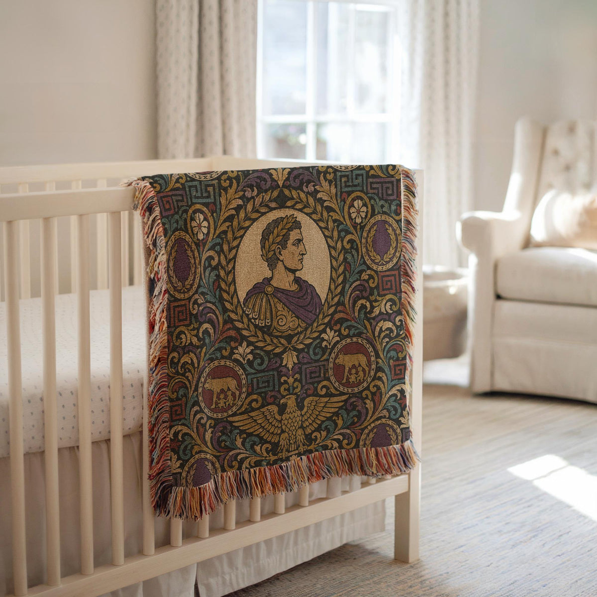 Julius Caesar Woven Blanket
