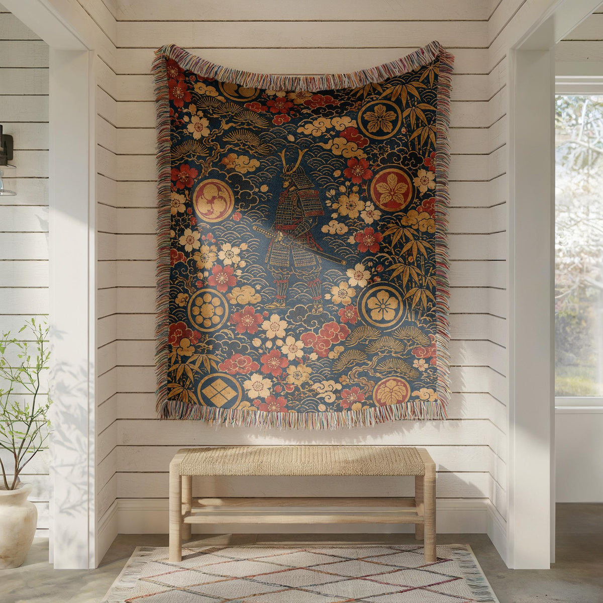 Samurai Woven Blanket