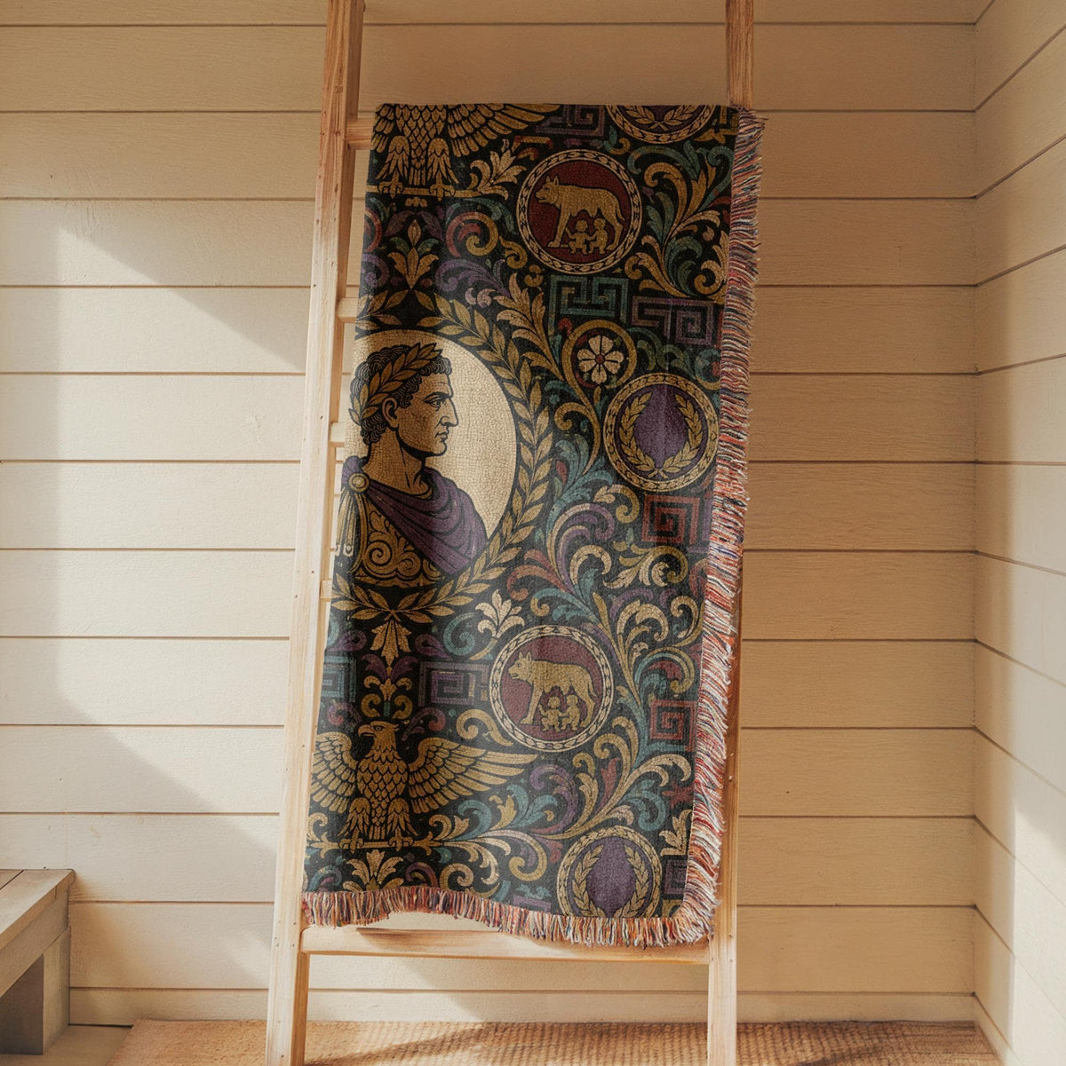 Julius Caesar Woven Blanket