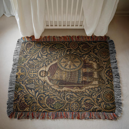 Roman Soldier Woven Blanket