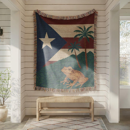 Puerto Rico Woven Blanket