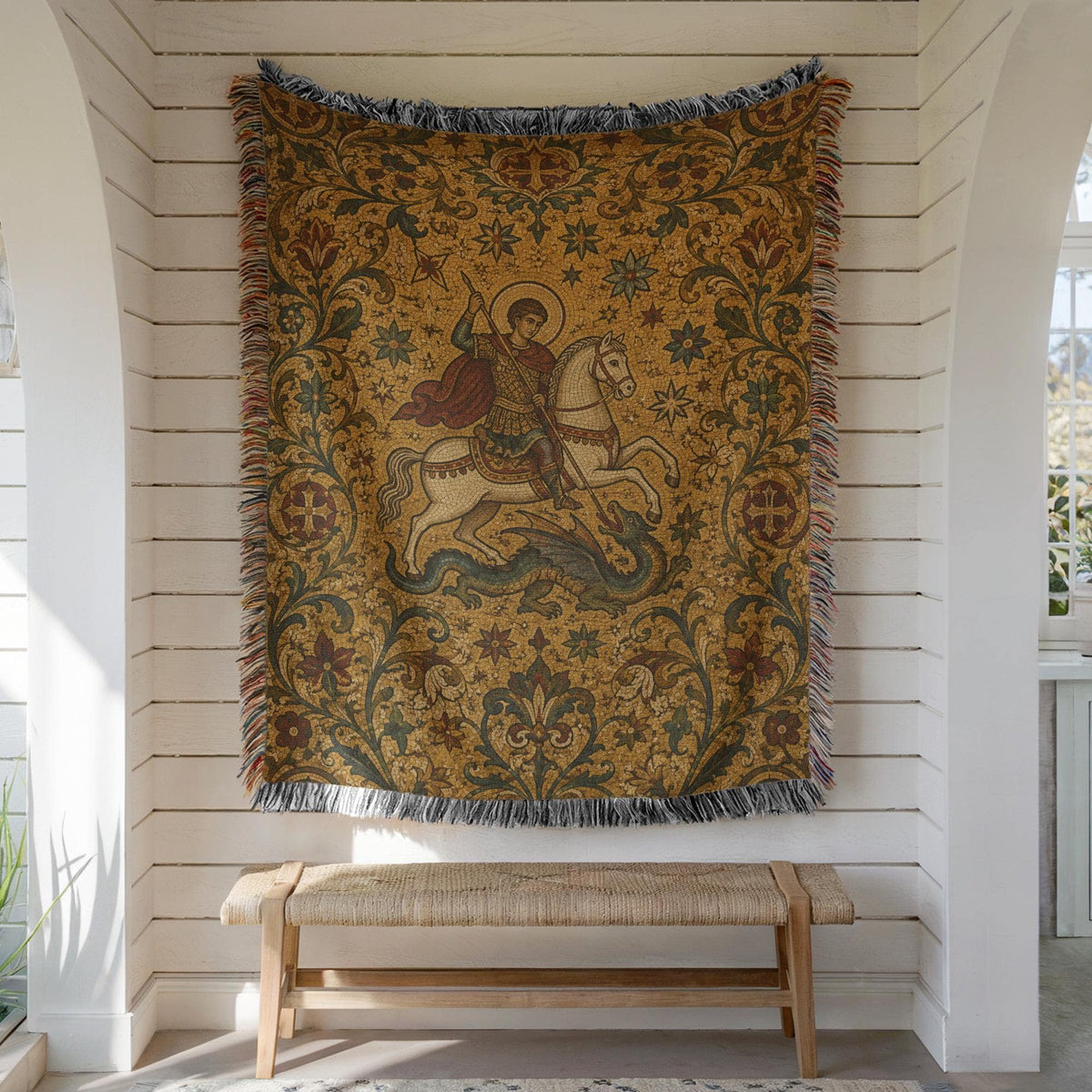 Saint George Woven Blanket