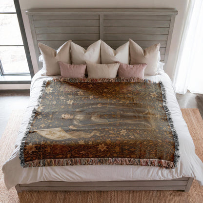 Joan of Arc Woven Blanket