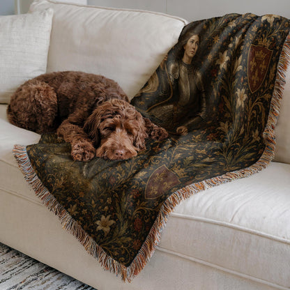 Joan of Arc Woven Blanket