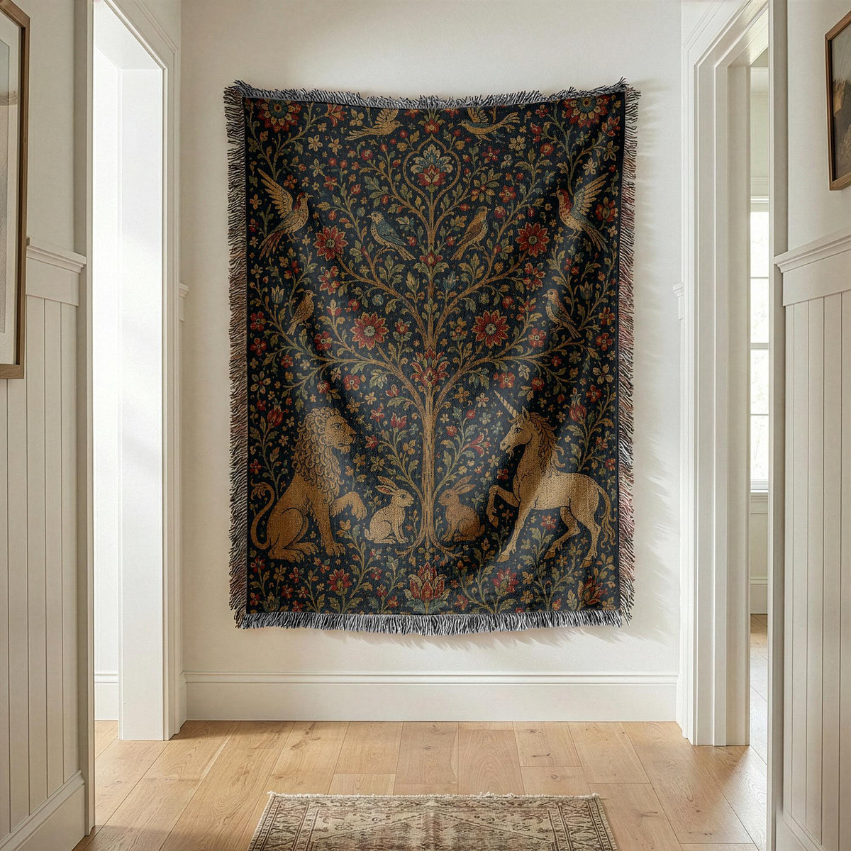 Tree of Life Woven Blanket