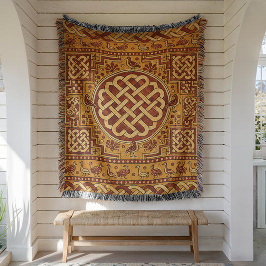 Ethiopian Harag Woven Blanket