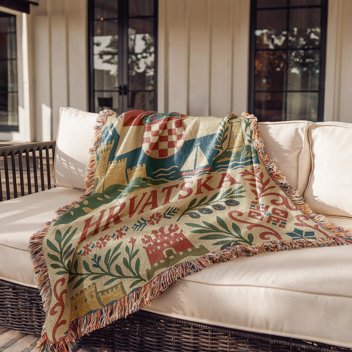 Croatia Woven Blanket