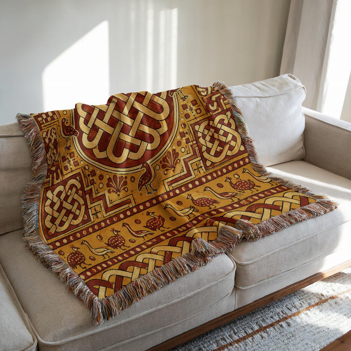 Ethiopian Harag Woven Blanket