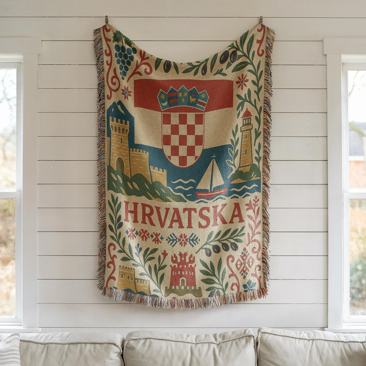 Croatia Woven Blanket
