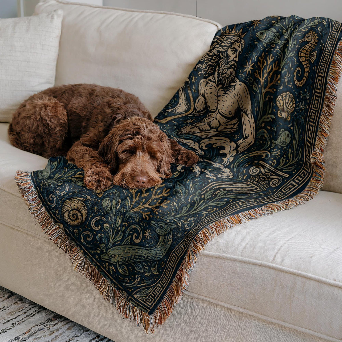 Poseidon Woven Blanket