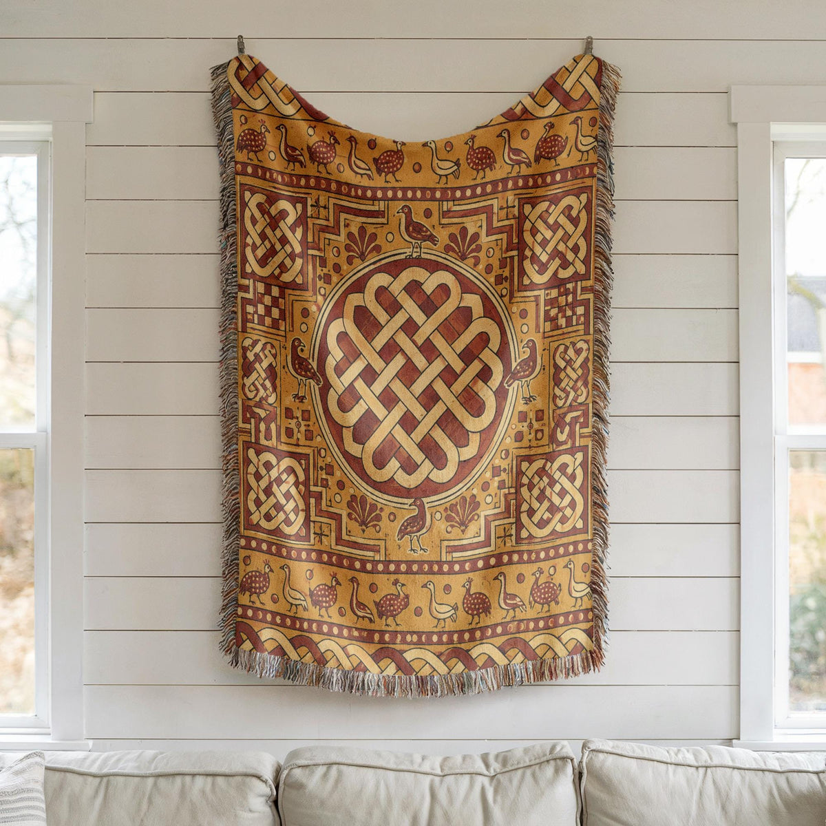 Ethiopian Harag Woven Blanket
