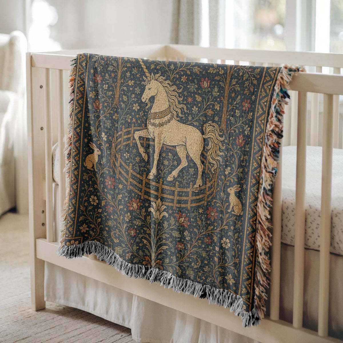 Unicorn Woven Blanket