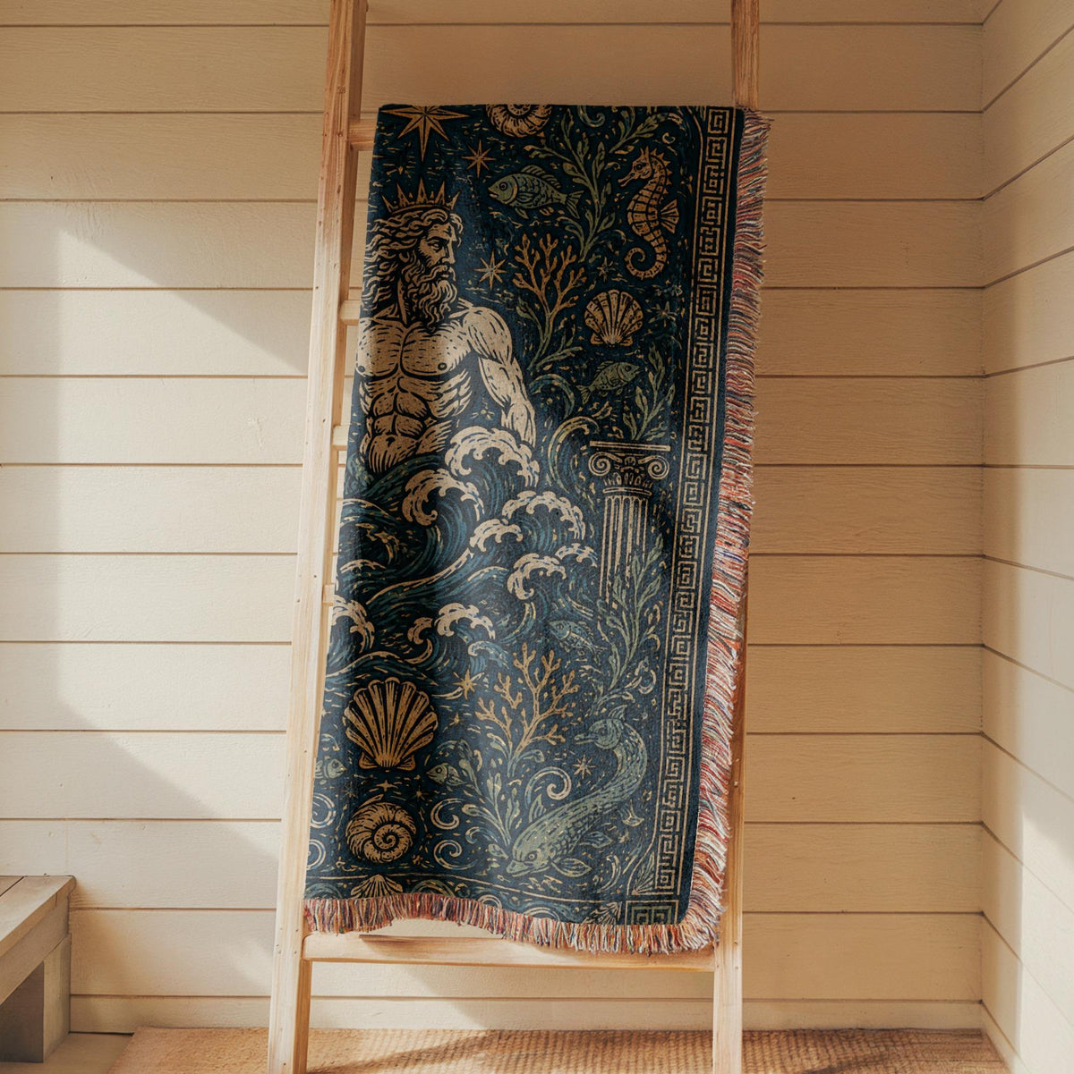 Poseidon Woven Blanket