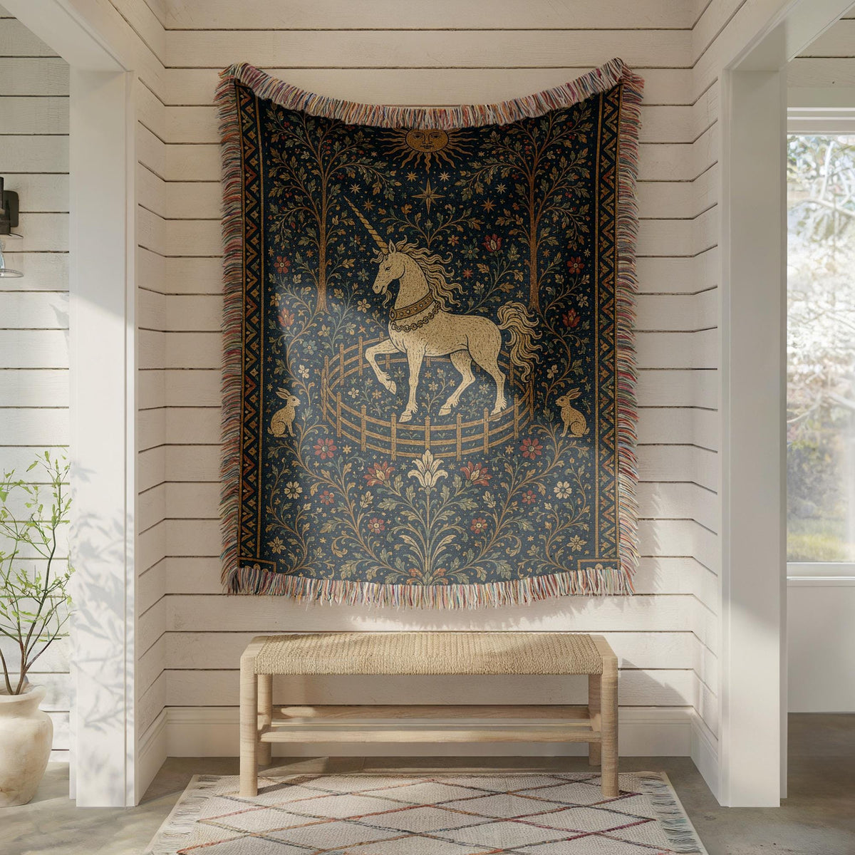 Unicorn Woven Blanket
