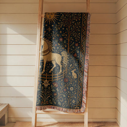 Unicorn Woven Blanket