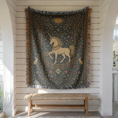 Unicorn Woven Blanket