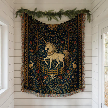 Unicorn Woven Blanket