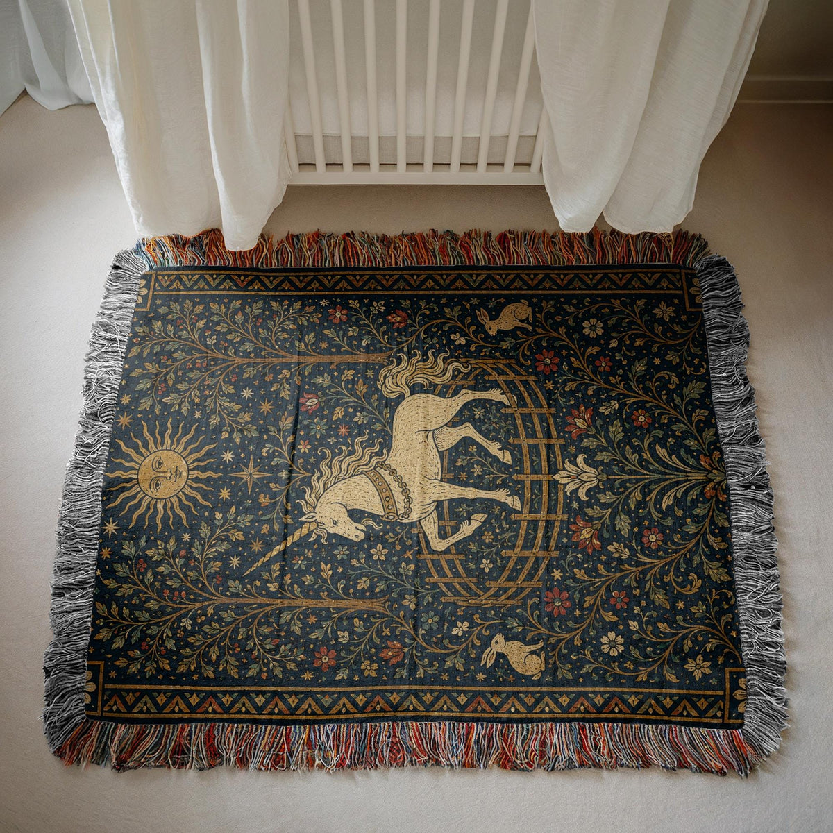 Unicorn Woven Blanket