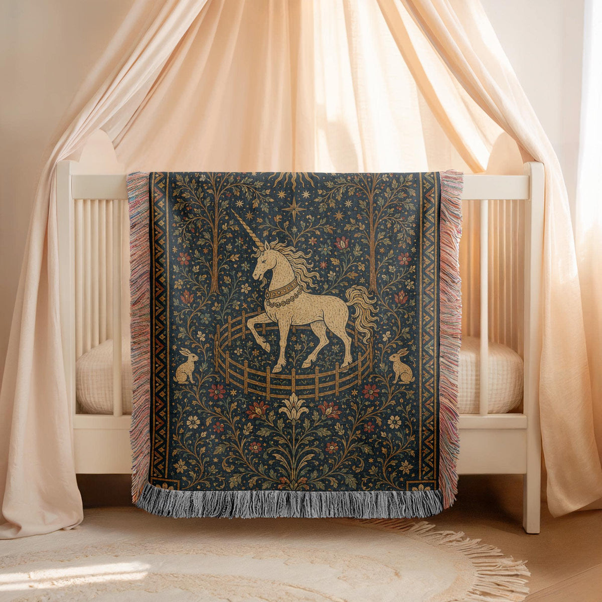 Unicorn Woven Blanket