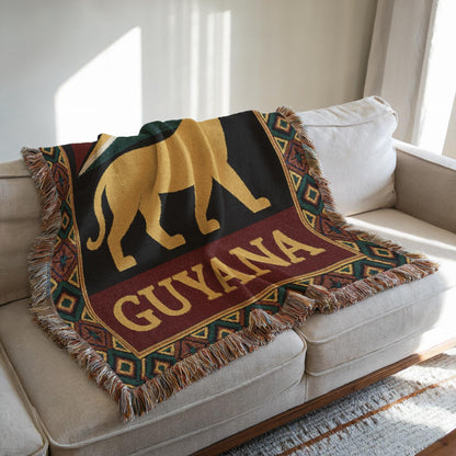 Guyana Woven Cotton Throw Blanket
