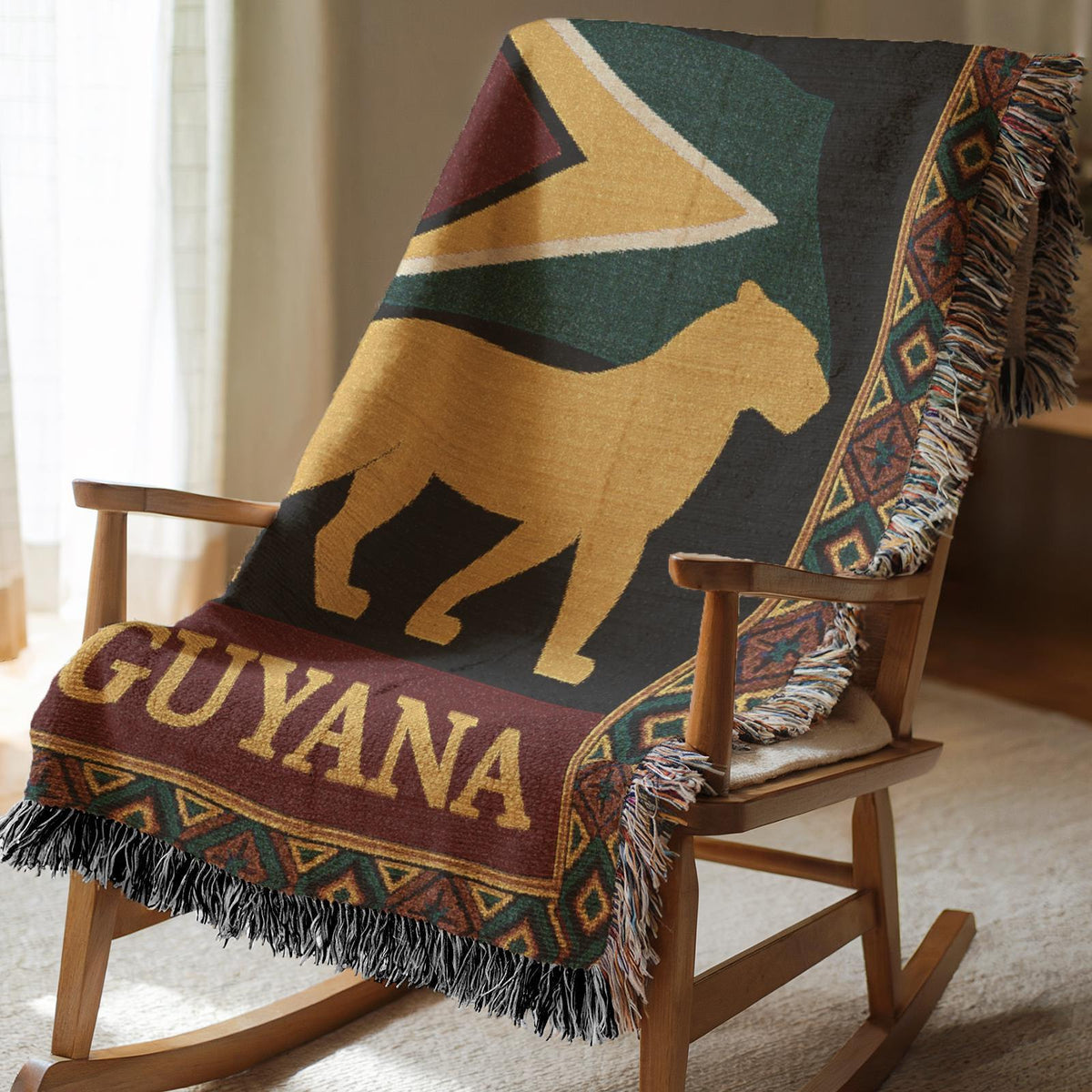 Guyana Woven Cotton Throw Blanket