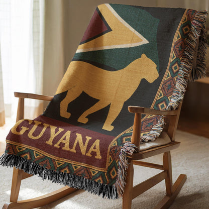 Guyana Woven Cotton Throw Blanket