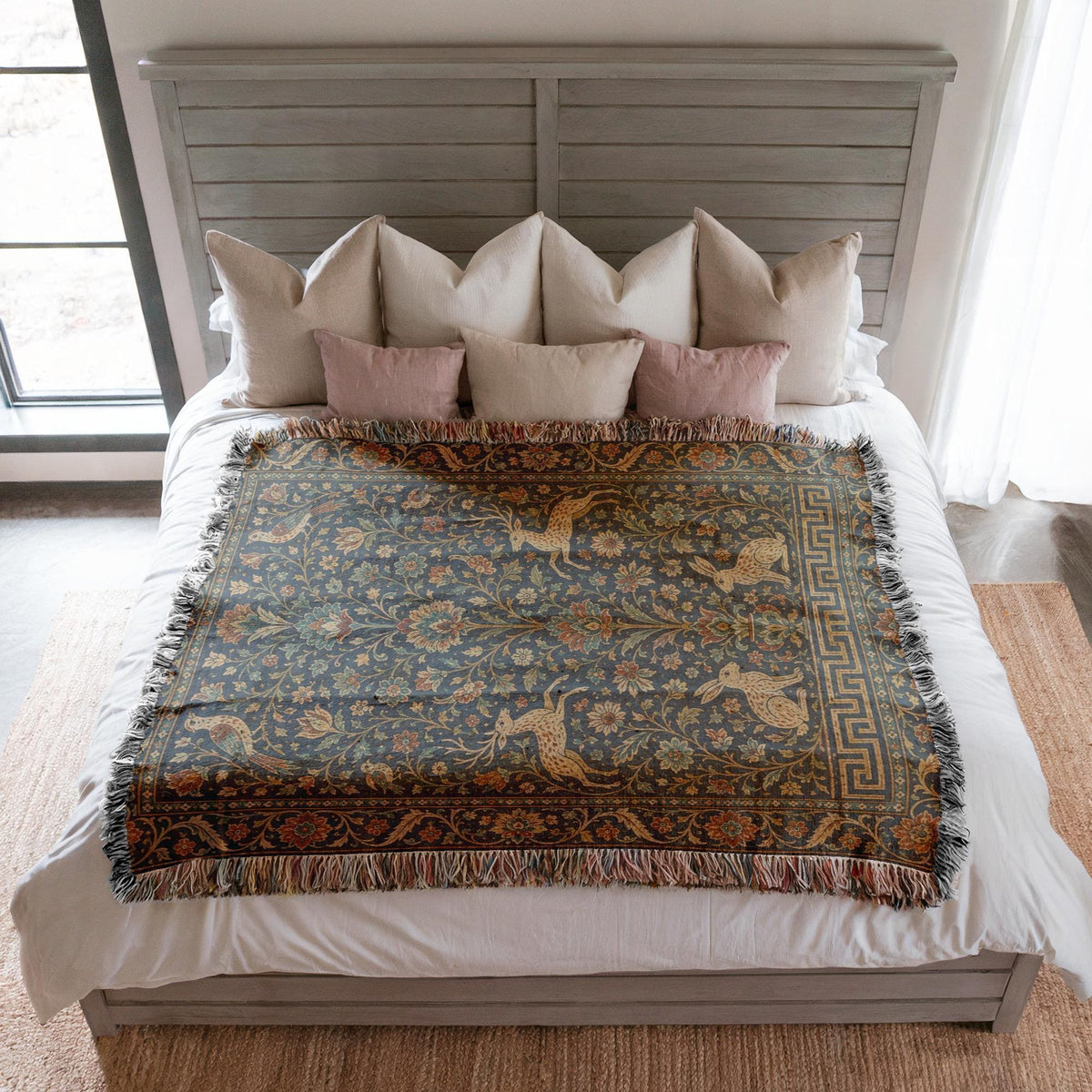Tree of Life Woven Blanket