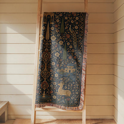 Persian Tree of Life Woven Blanket