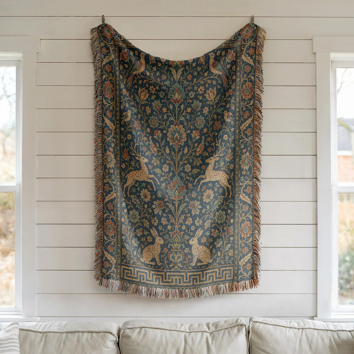 Tree of Life Woven Blanket