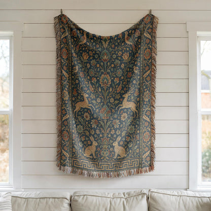Tree of Life Woven Blanket